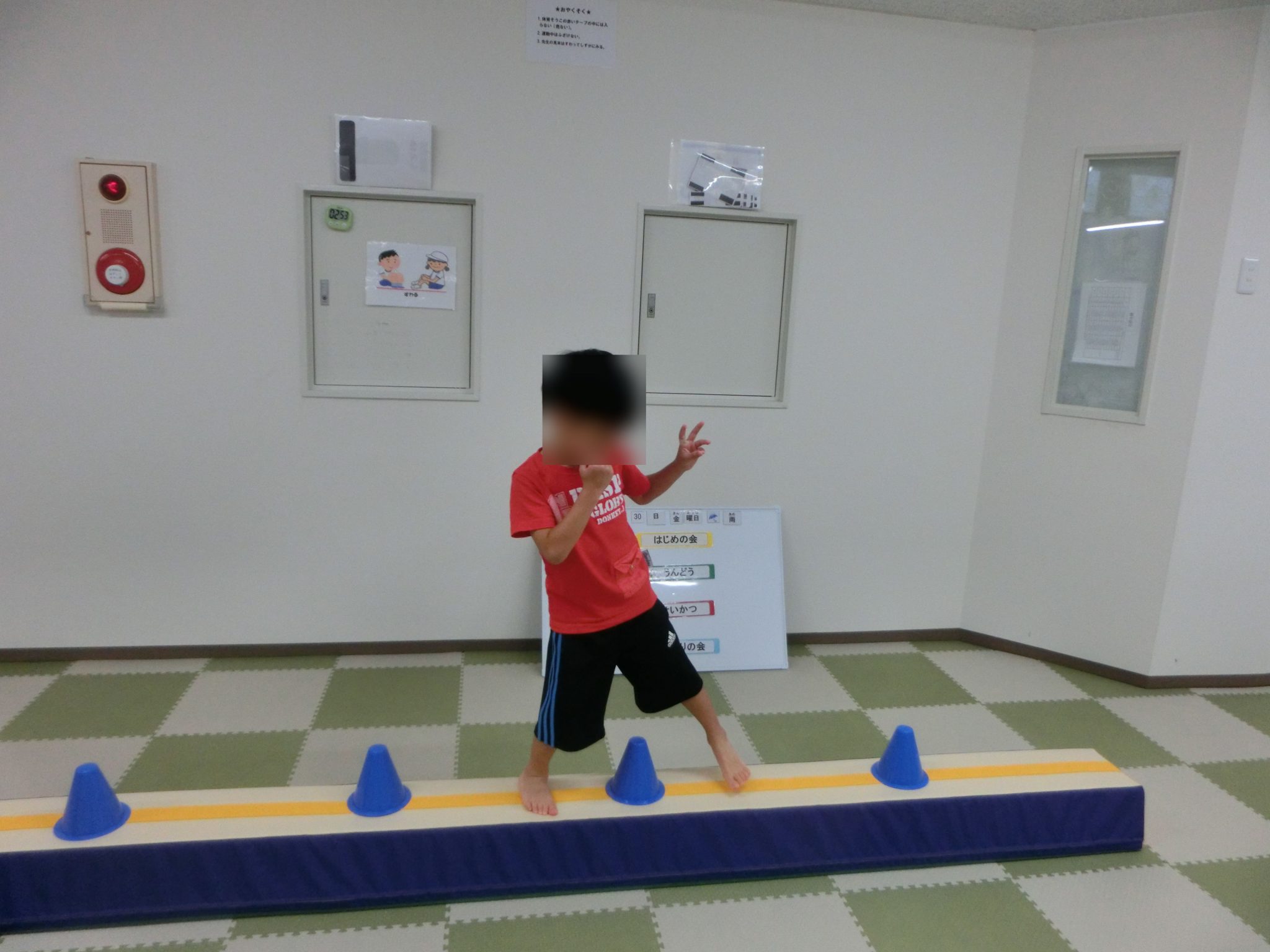 💪キッズ(未就学児)運動の様子🚒