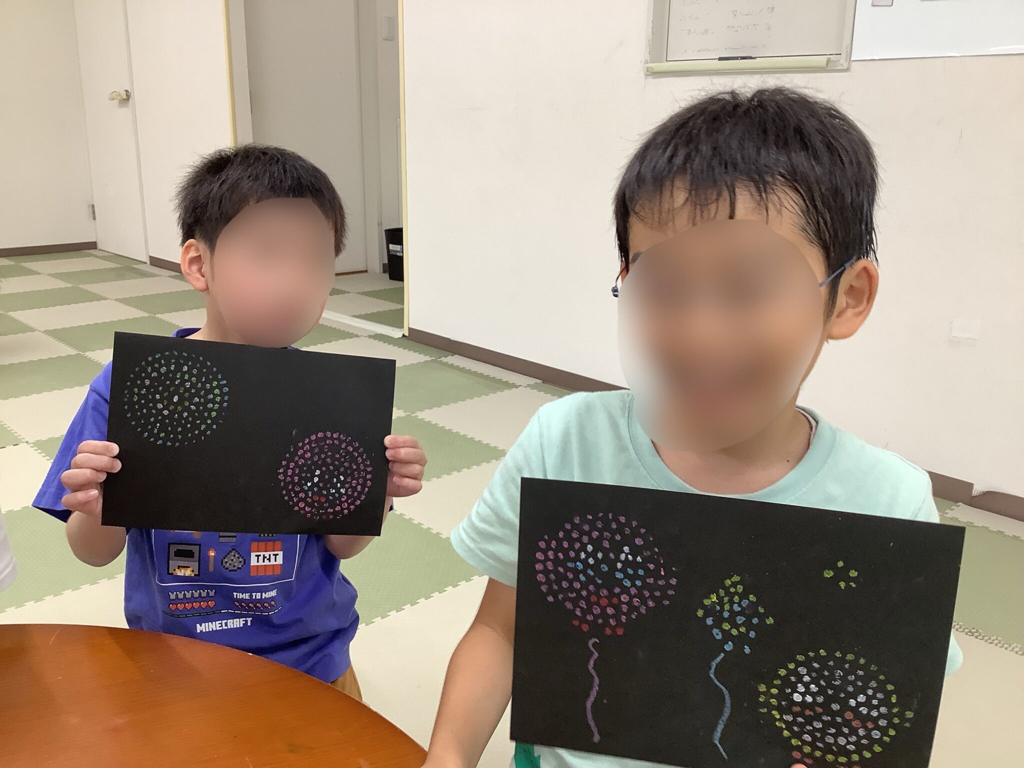 生活プログラム　花火製作🎆