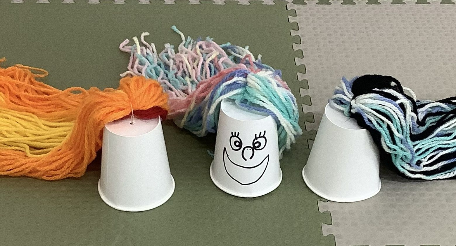 3月の製作✂️美容室ごっこ✂️