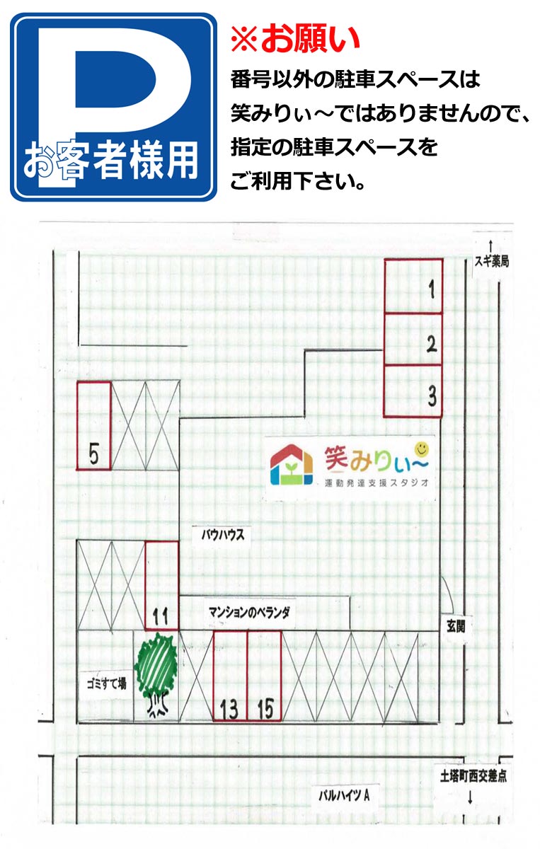 駐車場について